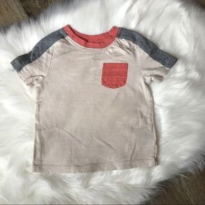 Color block pocket tee